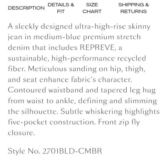 𝙉𝙚𝙬 𝙇'𝙖𝙜𝙚𝙣𝙘𝙚 𝙨𝙯. 32 𝙨𝙠𝙞𝙣𝙣𝙮 𝙟𝙚𝙖𝙣𝙨 - Picture 7 of 7